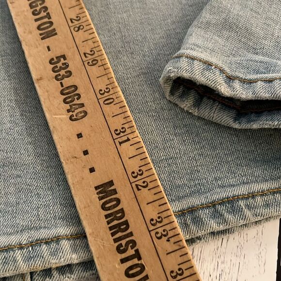 Boyish Free People Kingsley Button Fly Flare Jeans | Light Wash | 26 - Picture 11 of 11